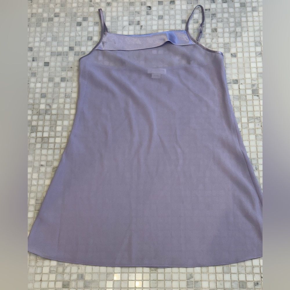 Jones New York Purple Slip Lingerie with Satin Detailing